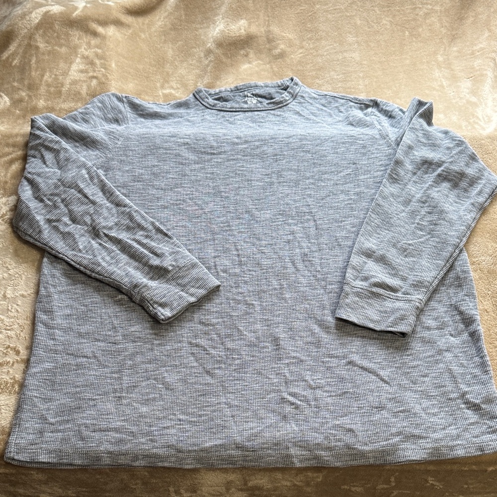 George Men's Light Gray Long Sleeve Tee